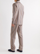 Paul Smith - Striped Cotton-Poplin Pyjama Set - Neutrals