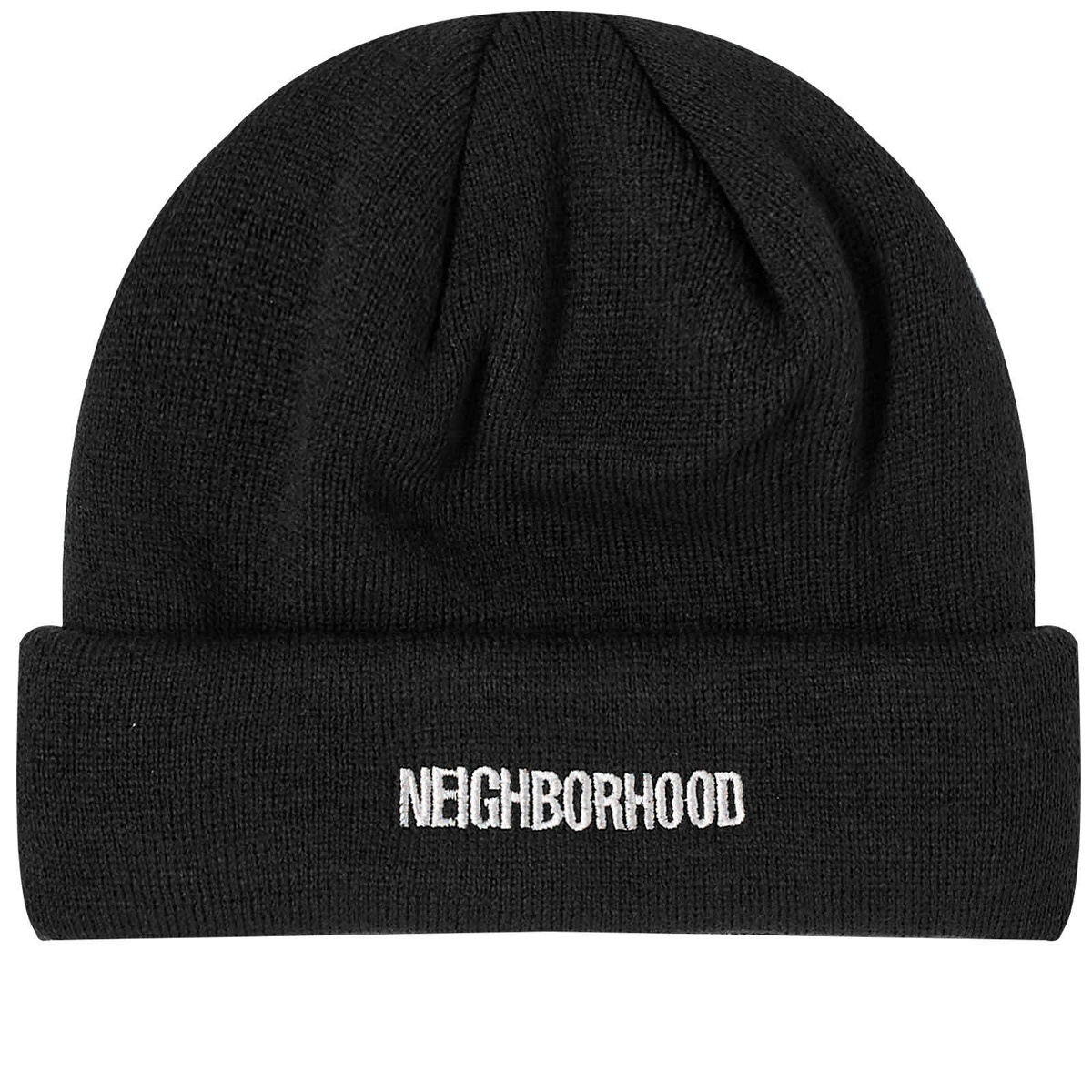 Photo: Neighborhood Men's Beanie Hat in Black