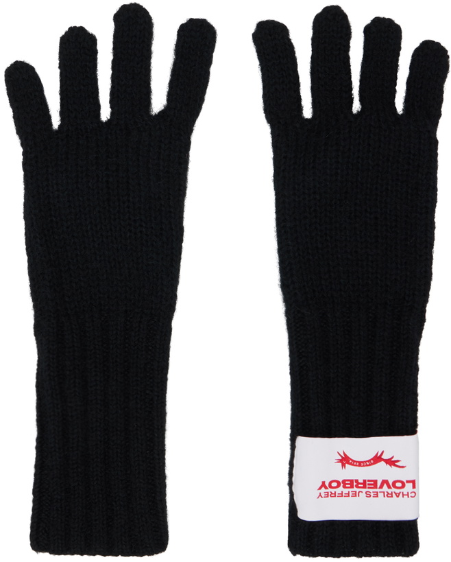 Photo: Charles Jeffrey LOVERBOY Black Patch Gloves