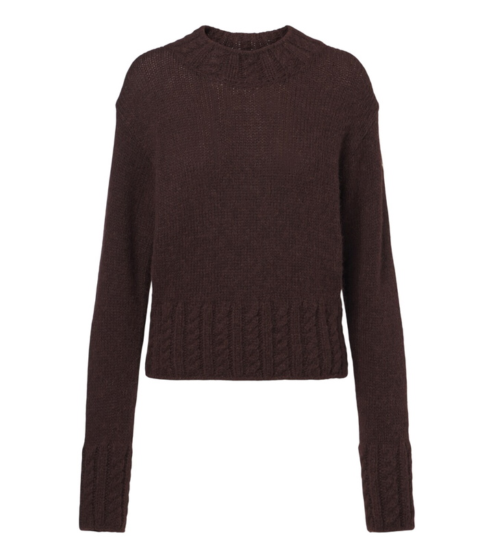 Photo: Moncler Alpaca and wool-blend sweater