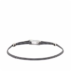 Miansai Men's Annex Pull Bracelet in Black/Grey