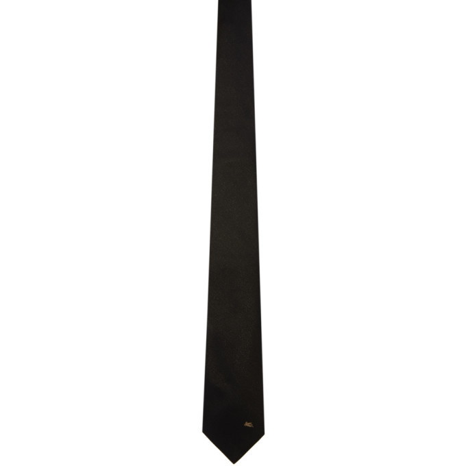 Photo: Etro Black Pegaso Tie