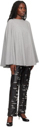 doublet Black Pressure Points Studs Leather Pants