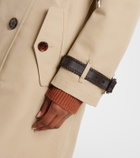 Burberry Foxfield silk and cotton trench coat