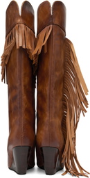 ABRA Brown Rose Tall Boots