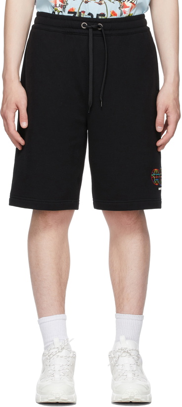 Photo: Burberry Black Globe Graphic Shorts