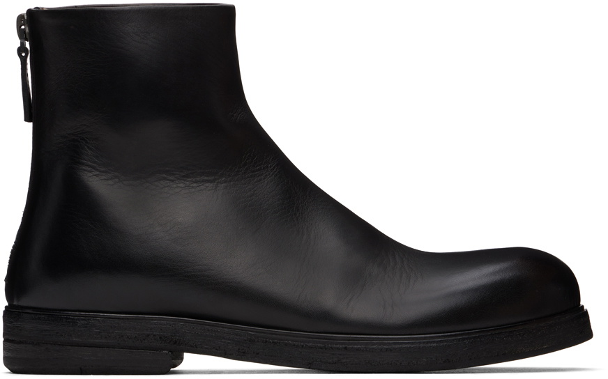 Marsèll Black Zucca Zeppa Ankle Boots