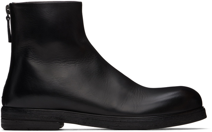 Photo: Marsèll Black Zucca Zeppa Ankle Boots
