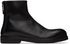 Marsèll Black Zucca Zeppa Ankle Boots