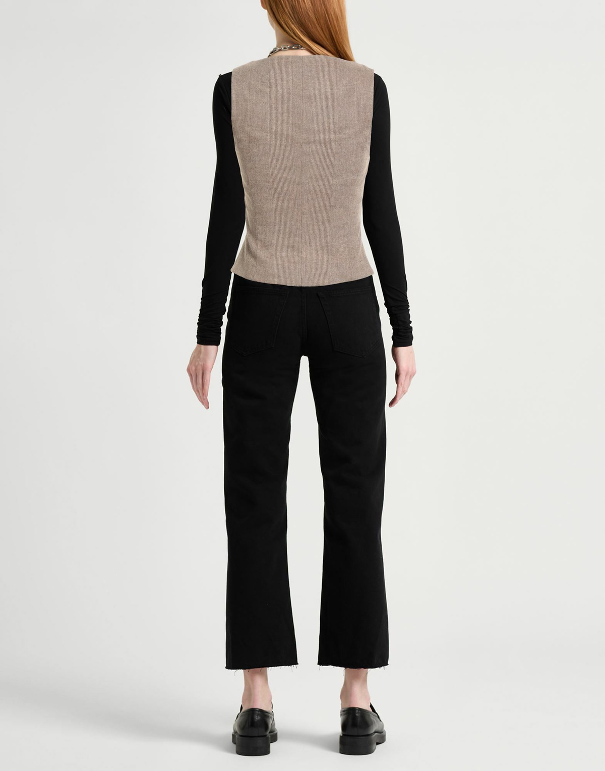 Rag & Bone Womens Tailored Vest Sand