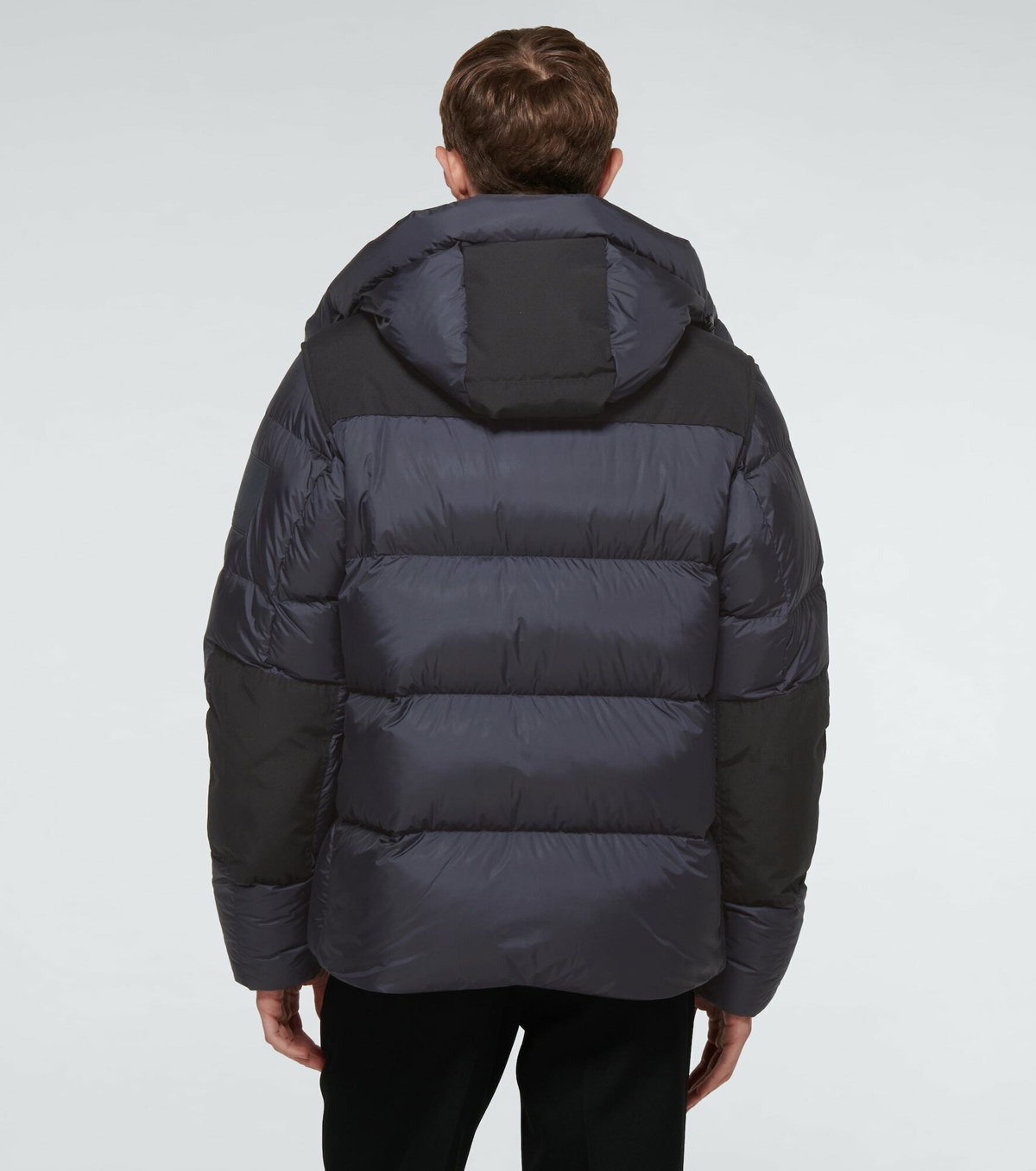 Burberry - Nylon hooded down jacket Burberry