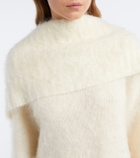 Joseph Belper caped cashmere sweater