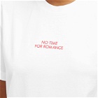 Bisous Skateboards Women's No Time For Romance T-Shirt in White