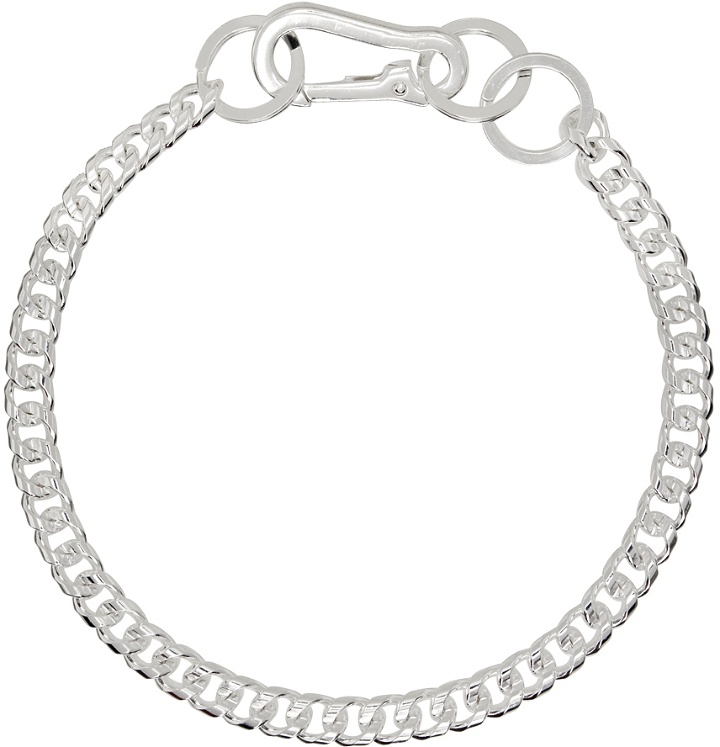 Photo: Martine Ali Silver Curb Chain Necklace