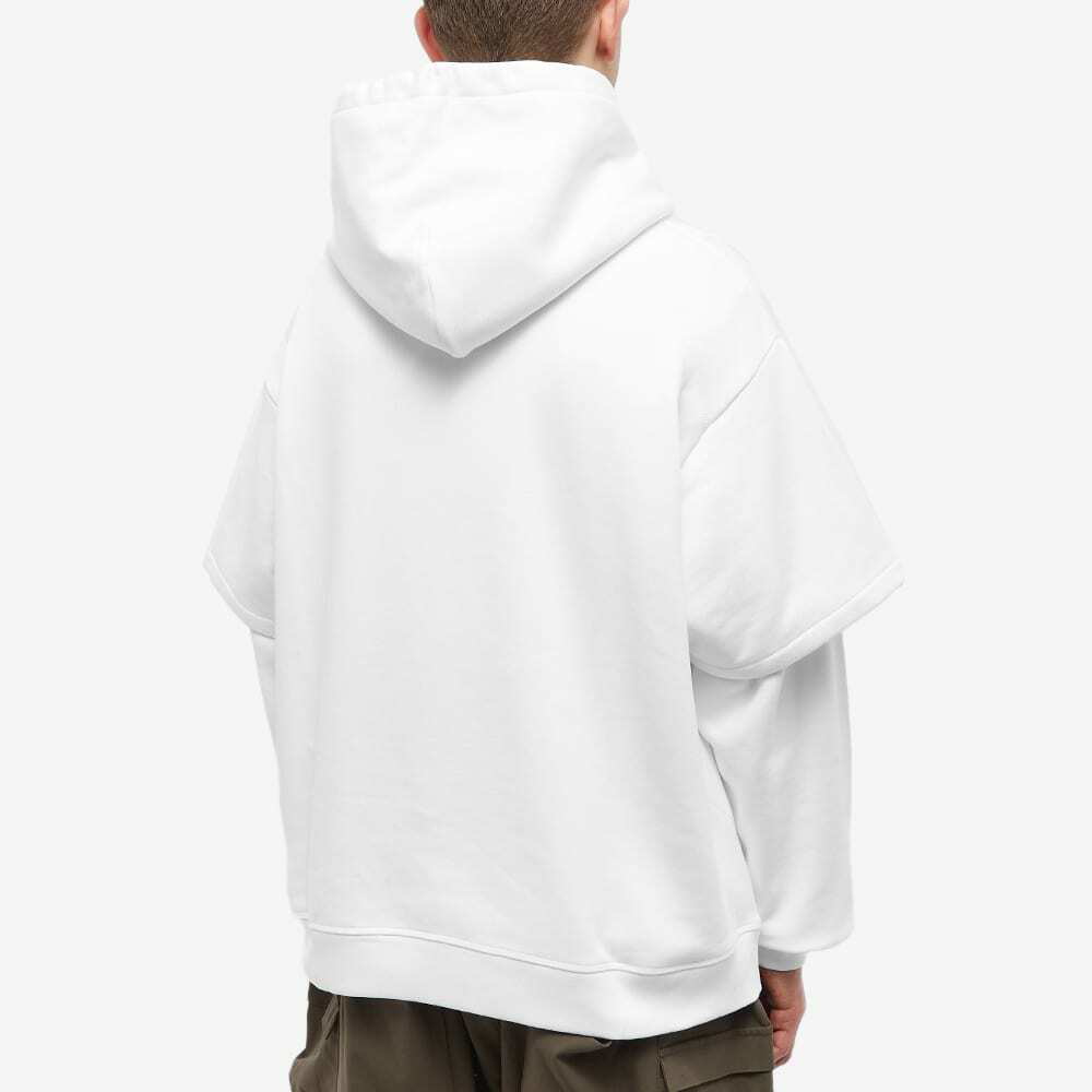 Acronym Men's Organic Cotton Hooded Sweatshirt in White Acronym