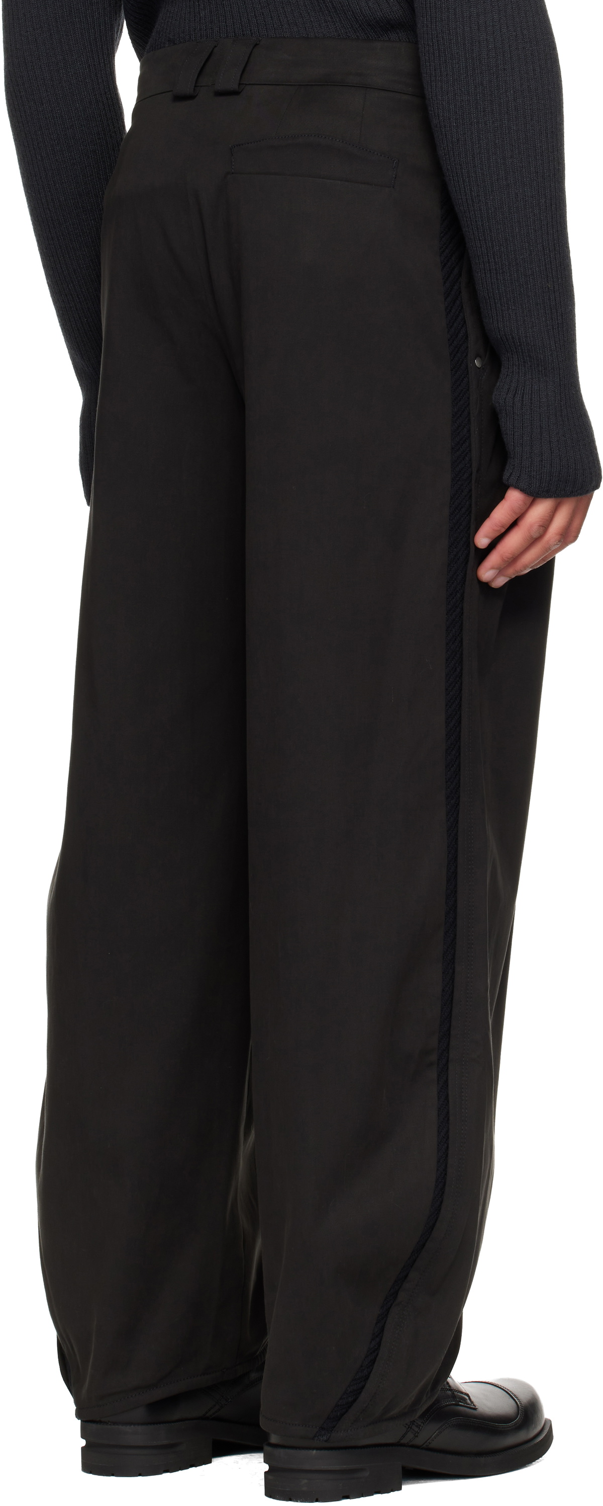 Kiko Kostadinov Black Halics Trousers Kiko Kostadinov