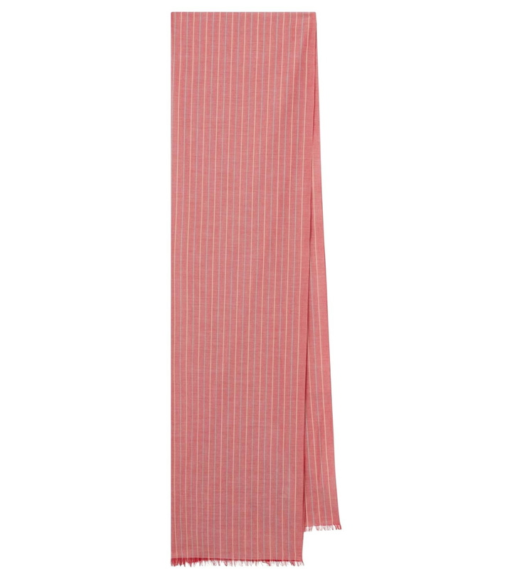 Photo: The Row Guel striped cotton scarf