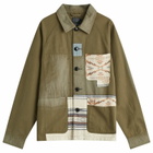 Pendleton Men's Patchwork Work Jacket in Olive