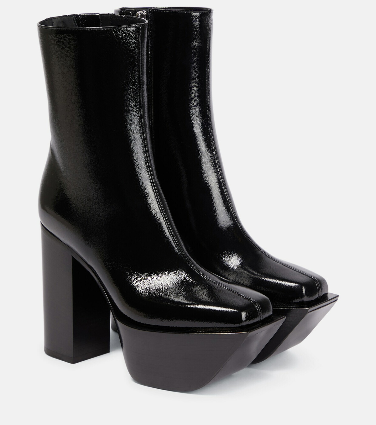 Peter Do - Leather platform boots Peter Do