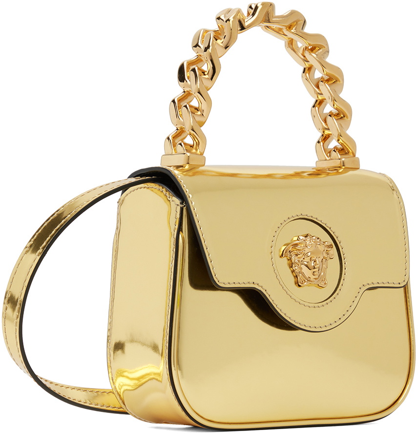 Versace Gold Mini 'La Medusa' Bag Versace
