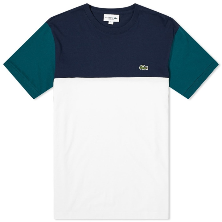 Photo: Lacoste Colour Block Tee