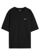 Axel Arigato Honor Logo-embroidered Cotton T-shirt Black
