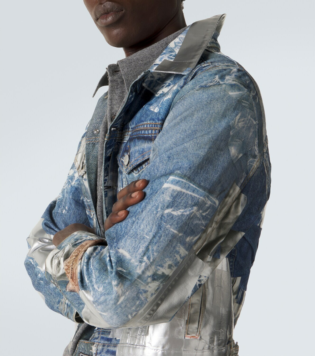 Acne Studios Printed denim jacket