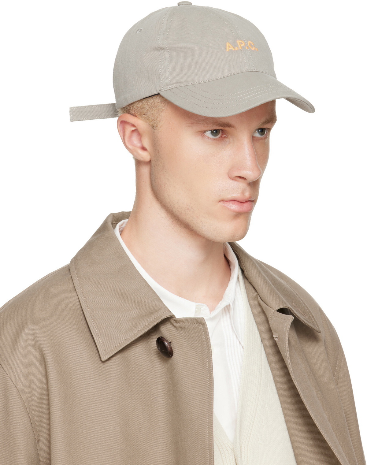 A.P.C. Gray Charlie Cap