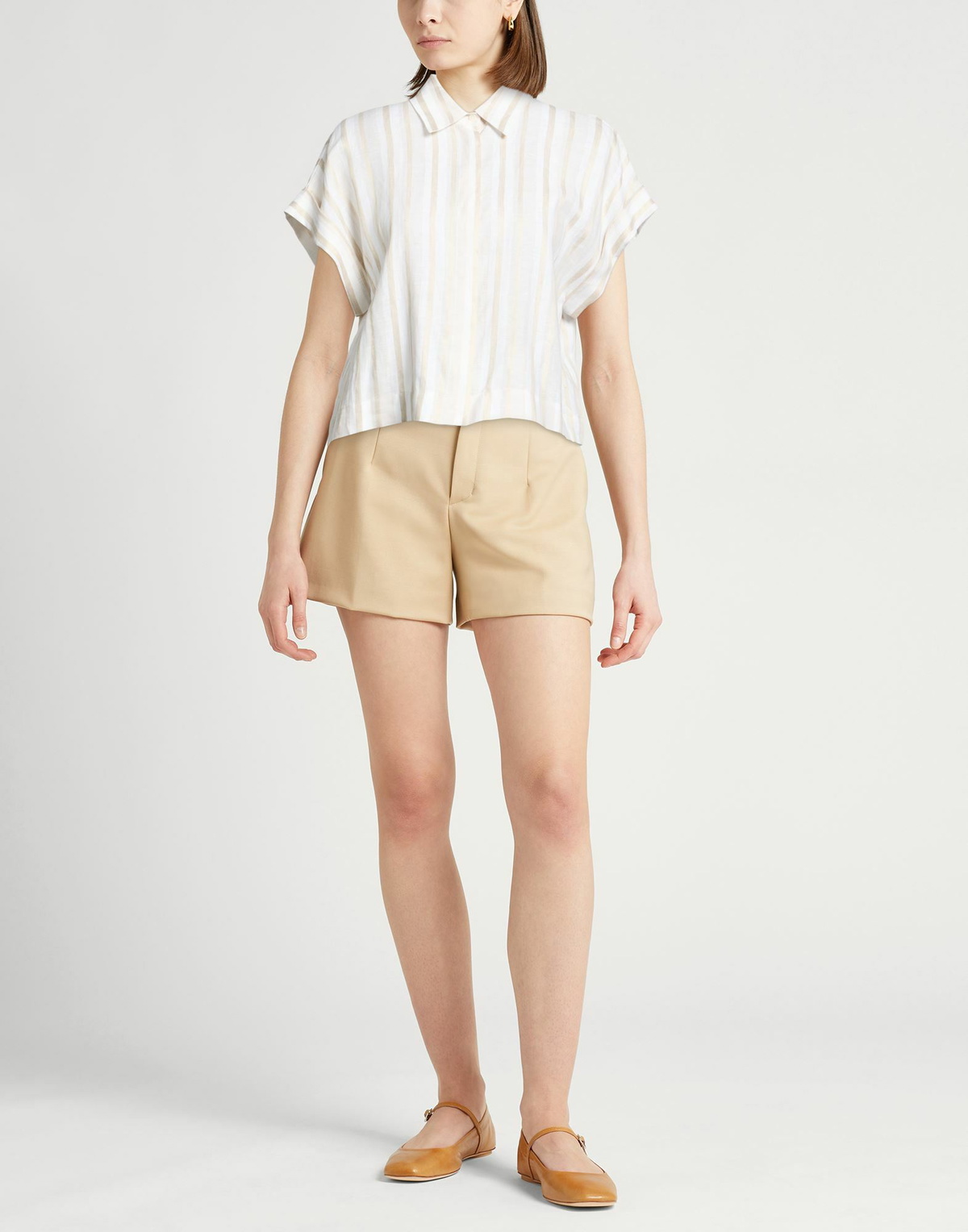 Peserico Womens Shirt in Beige