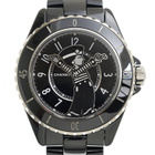 Chanel Mademoiselle J12 La Pausa Automatic Chronometer Black Dial Ladies Watch H7609