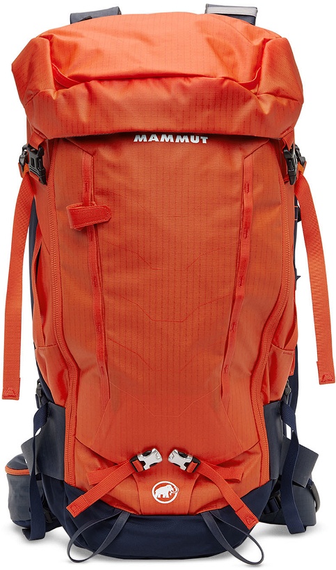 Photo: Mammut Orange & Blue Trion Spine 50 Backpack