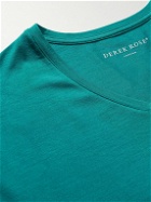 Derek Rose - Basel Stretch Micro Modal T-Shirt - Blue