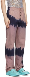 Collina Strada SSENSE Exclusive Purple Recycled Cotton Jeans