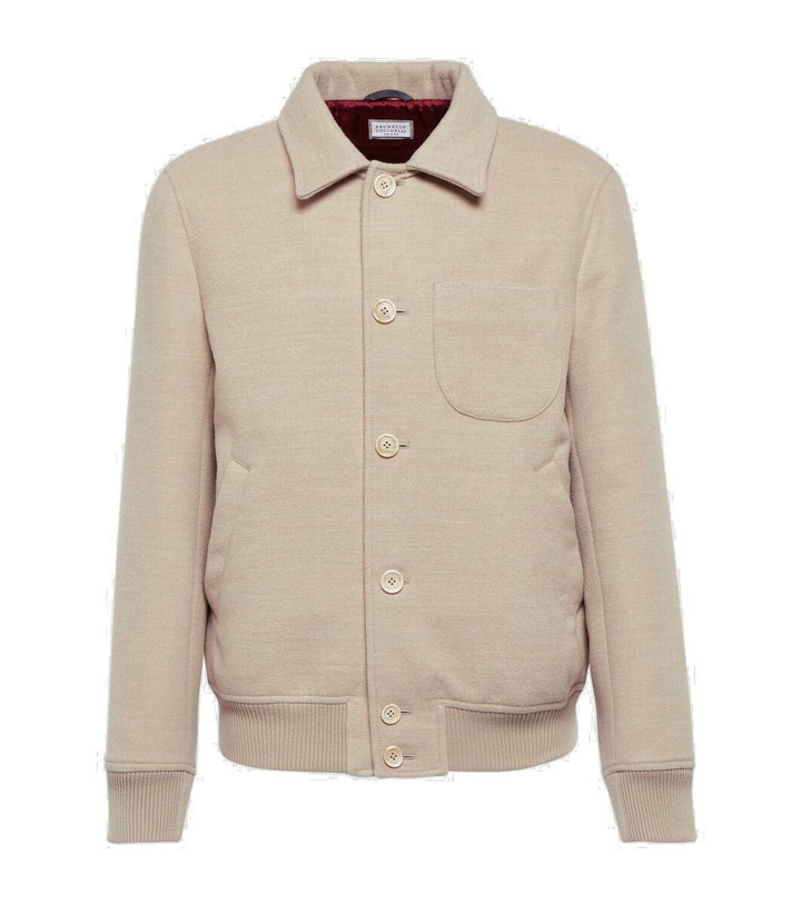 Photo: Brunello Cucinelli Wool blouson