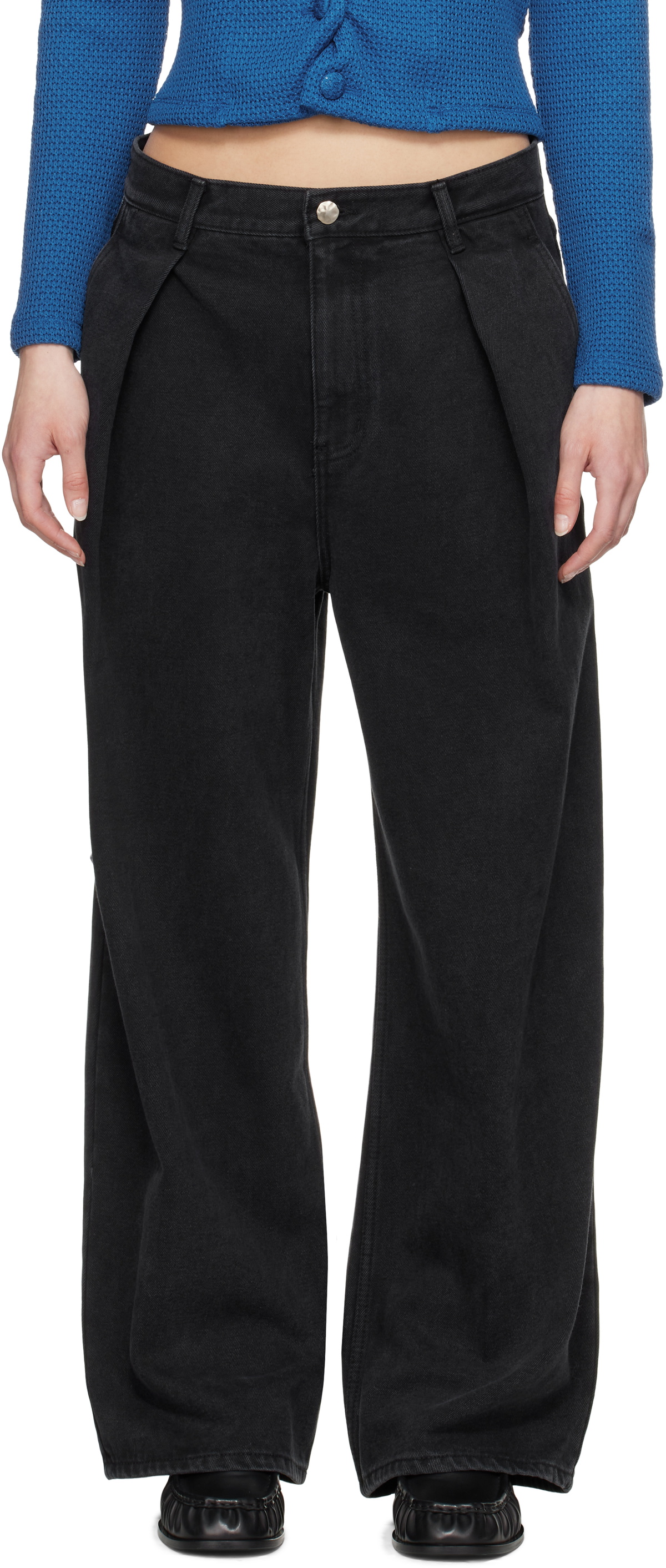 ADER error Black Sig; TRS Tag 02 Jeans ADER error