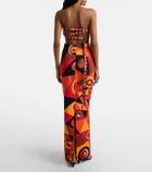 Pucci Occhi jersey maxi skirt