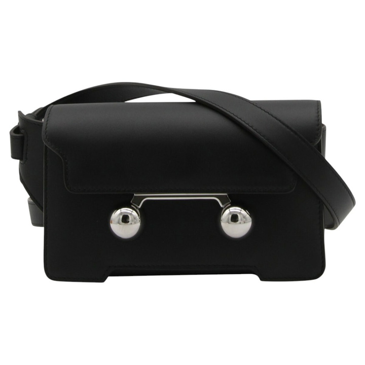 Photo: Marni Black Leather Trunkaroo Crossbody Bag