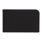 Neil Barrett Black Rubberized Flat Card Holder