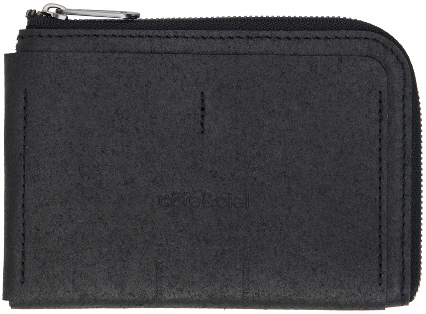 Côte&Ciel Black Large Zippered Wallet Cote & Ciel