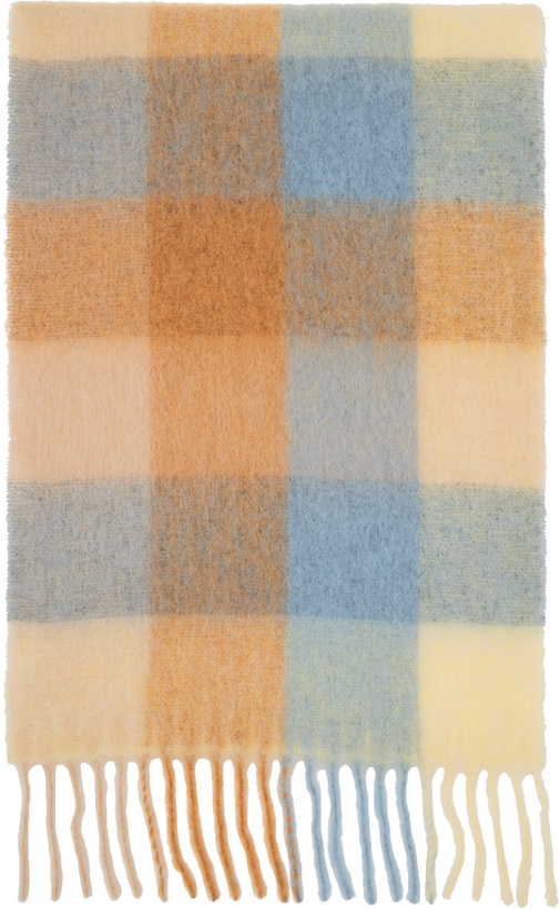 Photo: Holzweiler Blue & Brown Fresia Scarf