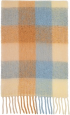 Holzweiler Blue & Brown Fresia Scarf