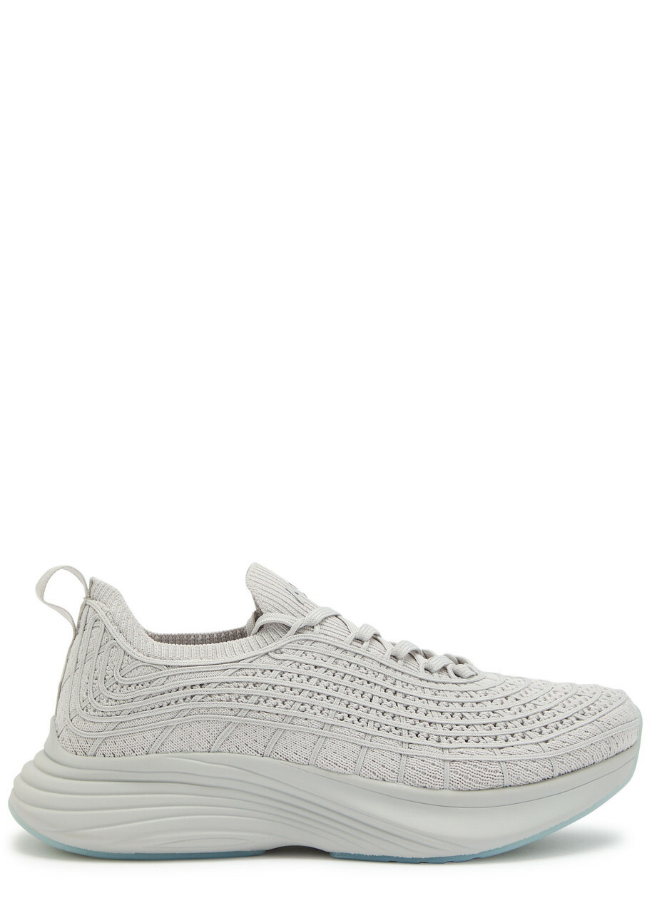 Athletic Propulsion Labs Techloom Zipline Embroidered Knit Sneakers Grey