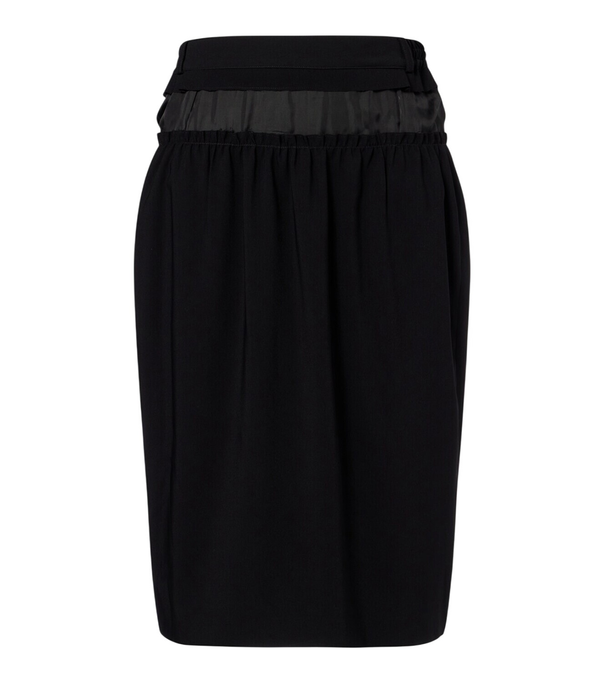 Maison Margiela Women's Midi Skirt in Black Maison Margiela