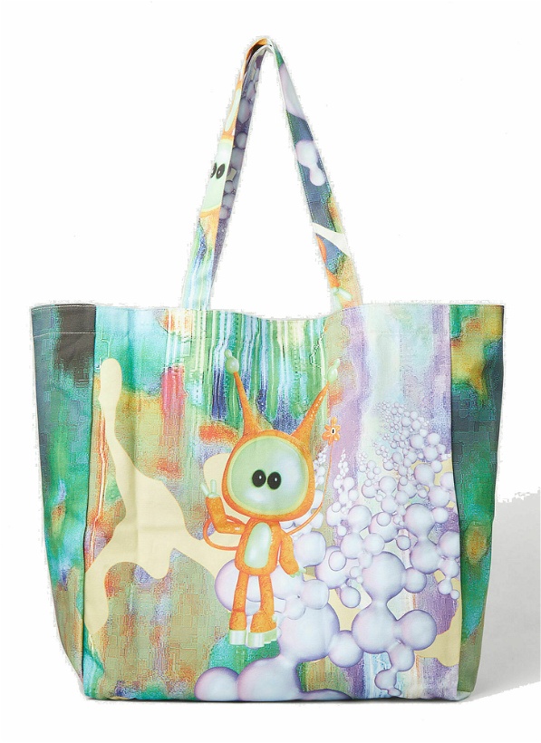 Photo: Marpi World Print Tote Bag in Multicolour