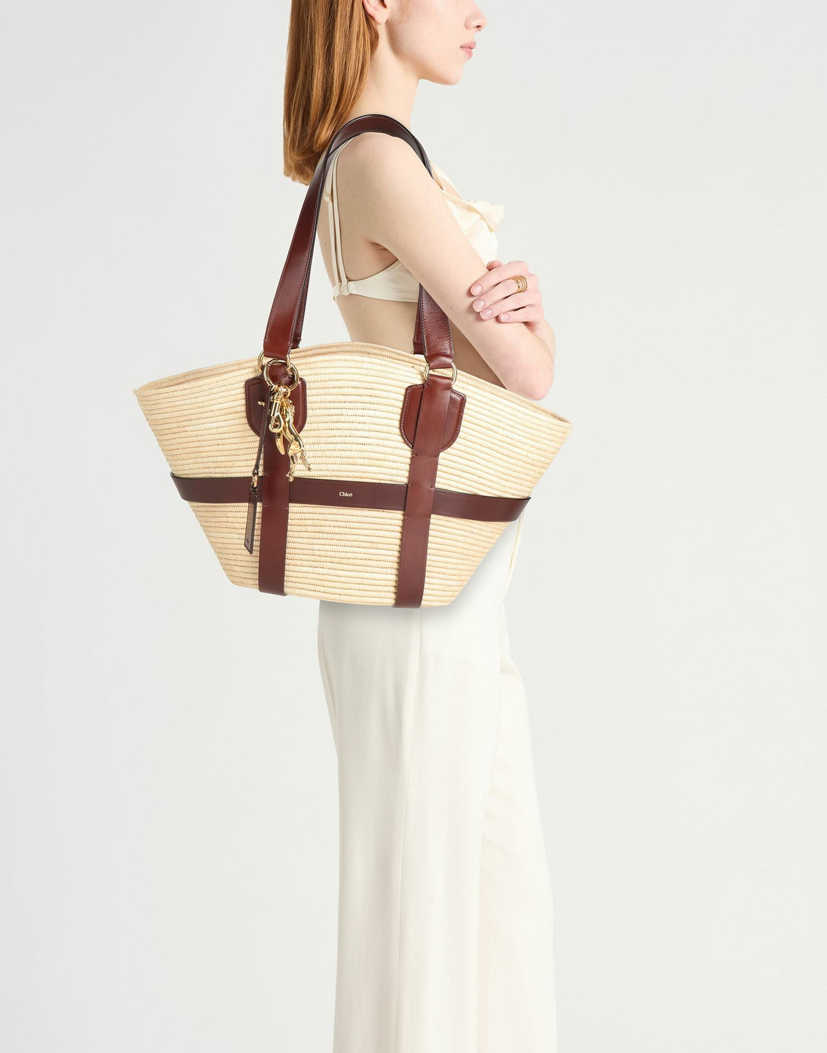 Chloé Womens Shoulder bag in Beige