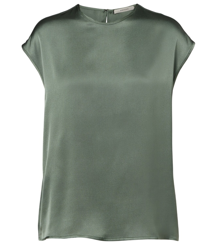 Photo: Asceno Dasha silk twill top