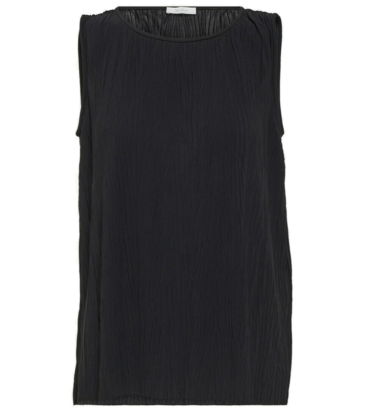 Photo: Max Mara Leisure Dyser pleated jersey top