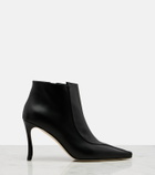 Manolo Blahnik Milleta leather ankle boots