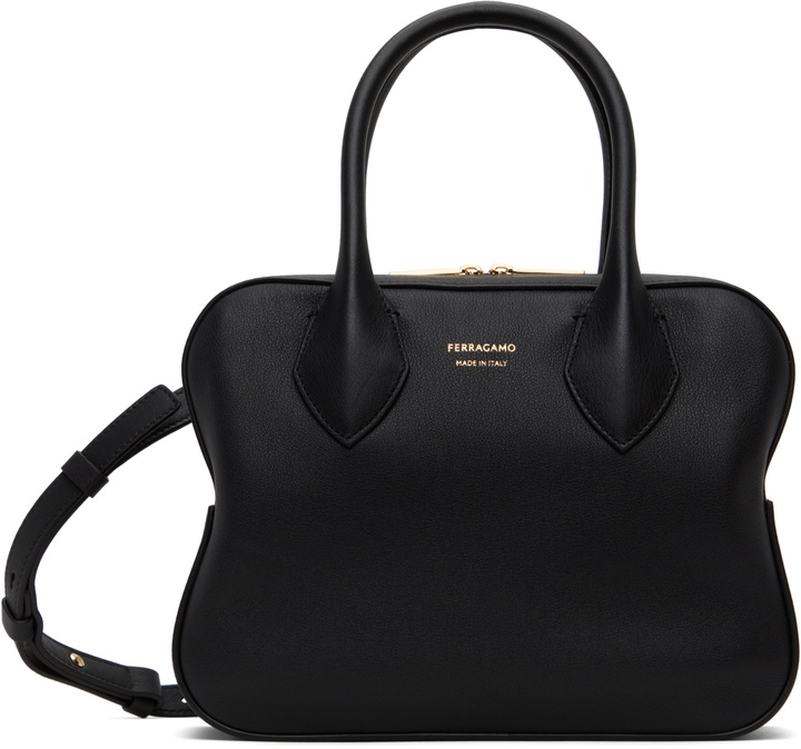 Photo: Ferragamo Black Star-Shaped S Bag