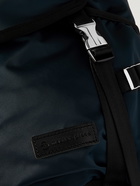 Master-Piece - Leather-Trimmed Nylon-Twill Backpack